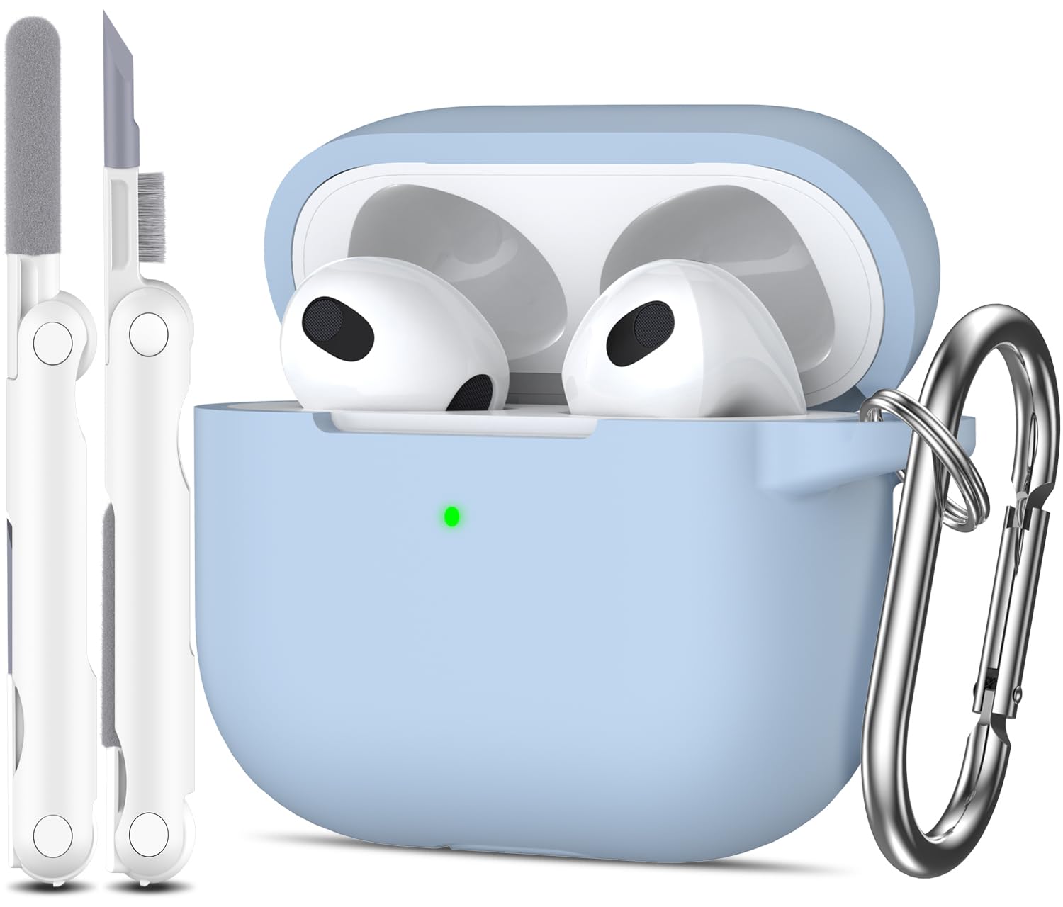 Capa Para Airpods De 3ª Geração Mhyaludo Sky Blue