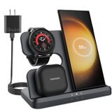 Carregador Sem Fio Ovisba 3 Em 1 Para Samsung S23 Ultra Black