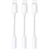 Adaptador De Fone De Ouvido Lightning Para 3,5 Mm, Pacote Com 3 Unidades Da Belcompany