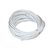 Manga De Cabo Heyiarbeit Pet Expansível Braid 10m Prateada Branca