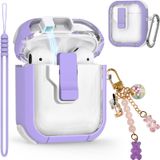 Capa Para Airpods De 2ª E 1ª Geração Ekoonpft Purple