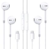 Fones De Ouvido E Fones De Ouvido Com Certificação Apple Mfi Para Iphone Com Microfone 2 P