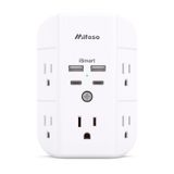 Protetor De Sobretensão Outlet Extender Com Portas Usb Listadas Em 1800j Etl