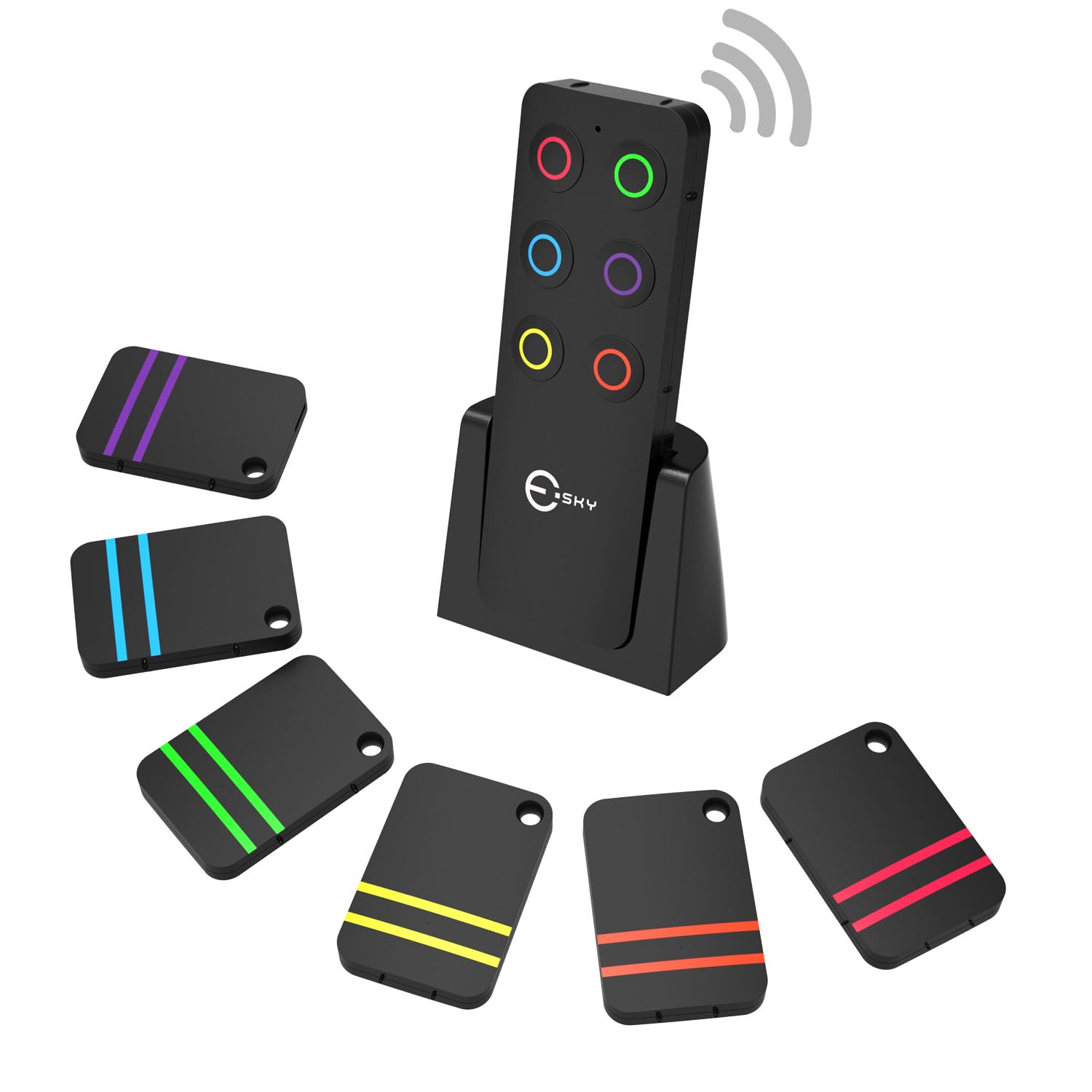 Key Finder Esky Wallet Tracker Com 6 Receptores De Som De 85 Db