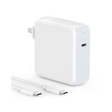 Adaptador De Alimentação Usb C Do Carregador Ifeart 96w Para Macbook Pro De 10 Pés