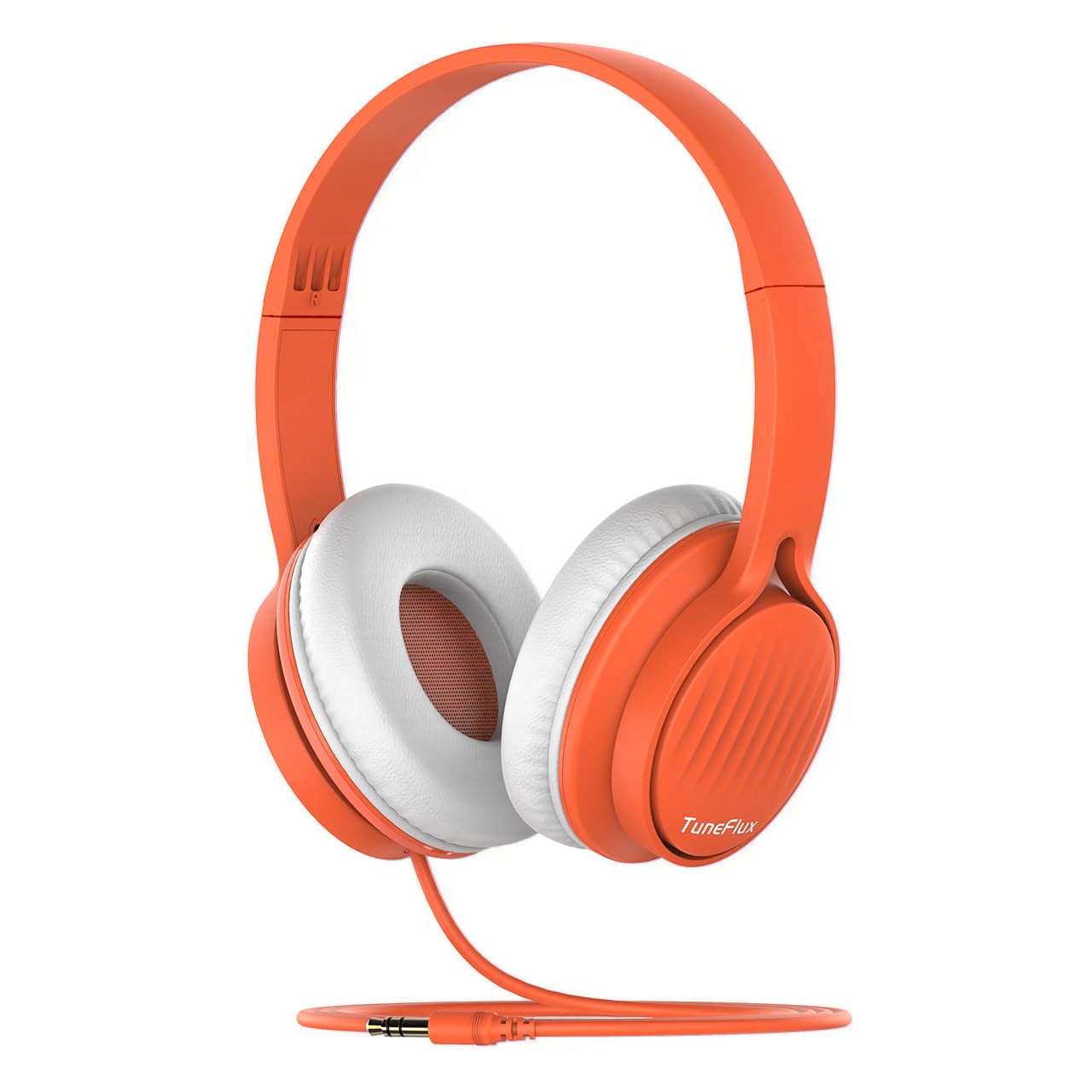 Fones De Ouvido Tuneflux Kids Orange Design Para Meninos E Meninas