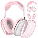 Kit De Acessórios Para Airpods Max Case Cover Galafoki Clear Pink