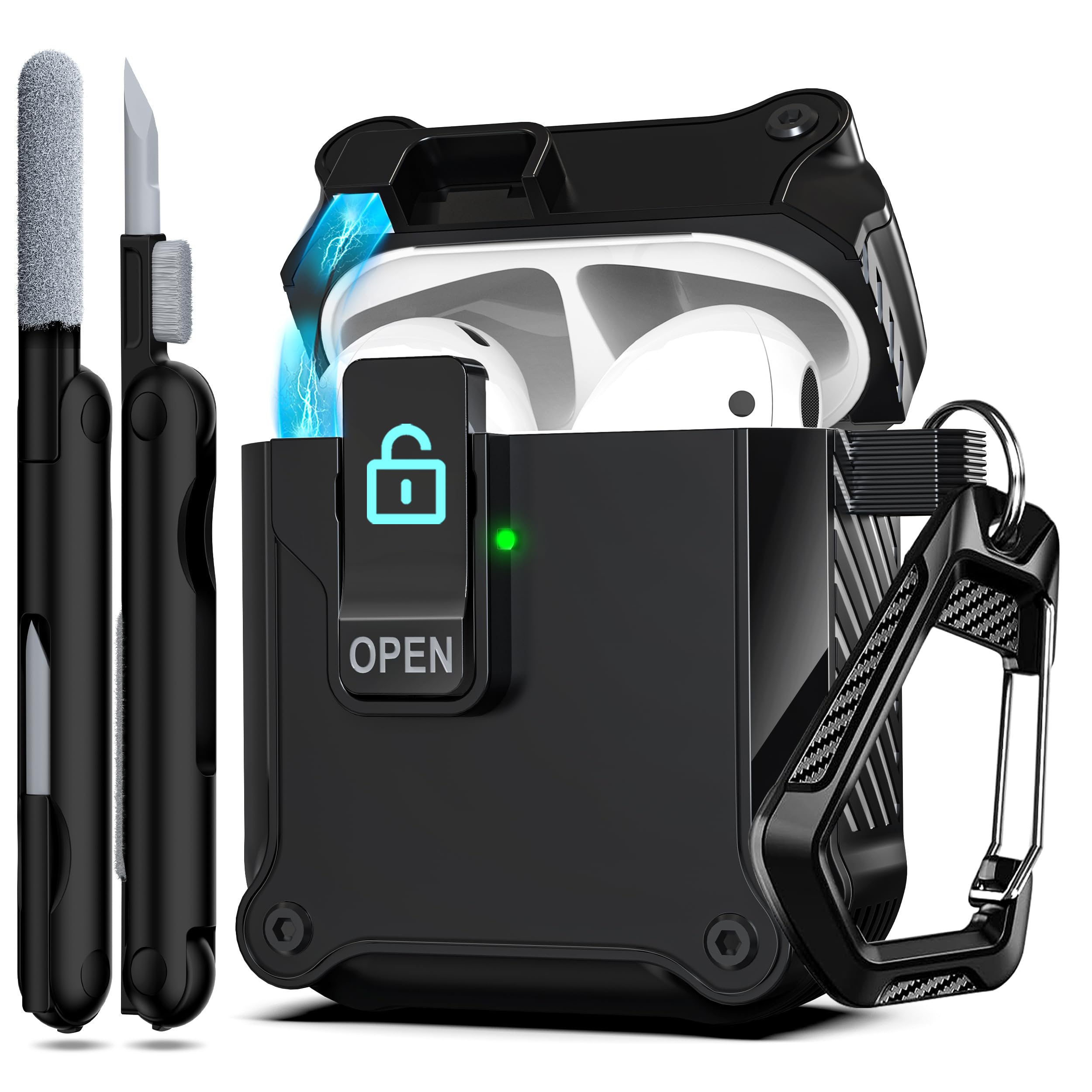 Capa Protetora Rfunguango Para Airpods De 1ª E 2ª Geração