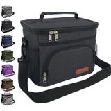 Lancheira Isolada Extracharm Reutilizável Cooler Tote Preta