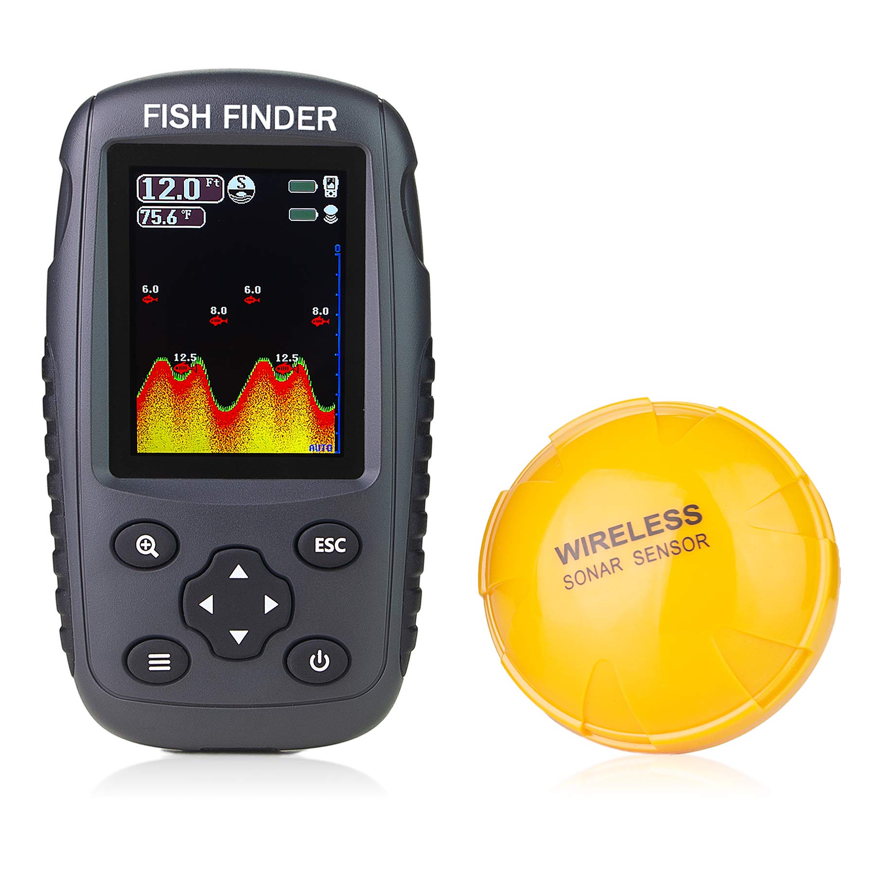 Sonar Sem Fio Recarregável Portátil Fish Finder Venterior