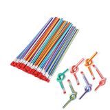 Lápis Flexível Bendy Ojyudd, 35 Peças, Colorido Com Borracha, Presente