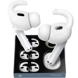 Capas De Ganchos De Ouvido Gcioii Para Airpods Pro 2, 3 Pares E Bolsa Branca