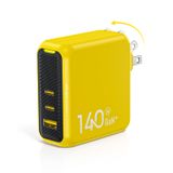Carregador Aohi Magcube 140 W Usb C Pd3.1 Para Laptop Gan+ De 3 Portas