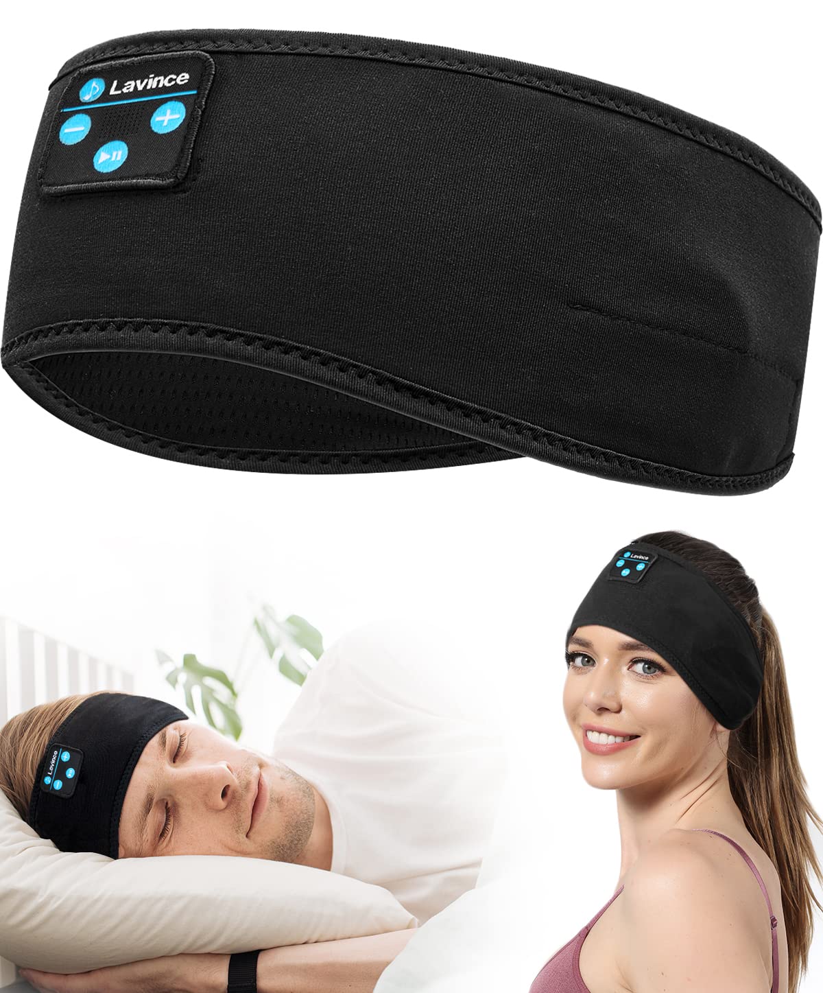 Fones De Ouvido Sleep Lavince Sleep Headband Bluetooth Asmr
