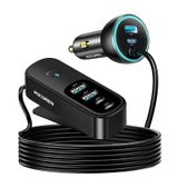 Carregador De Carro Rocoren 105w Usb C 6 Portas Pd 35w E Qc3.0 30w