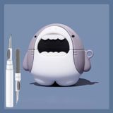 Capa De Silicone Para Airpods Pro/pro De 2 Gerações Cute Shark Cartoon
