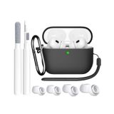 Capa Supfine Compatível Com Airpods Pro De 2ª Geração Preta