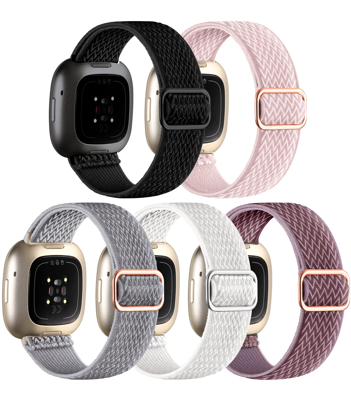 Pulseira De Relógio Adorve Compatível Com Fitbit Versa 3/4/sense