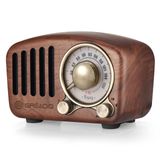 Rádio De Alto-falante Bluetooth Greadio Vintage Walnut Wood Retro