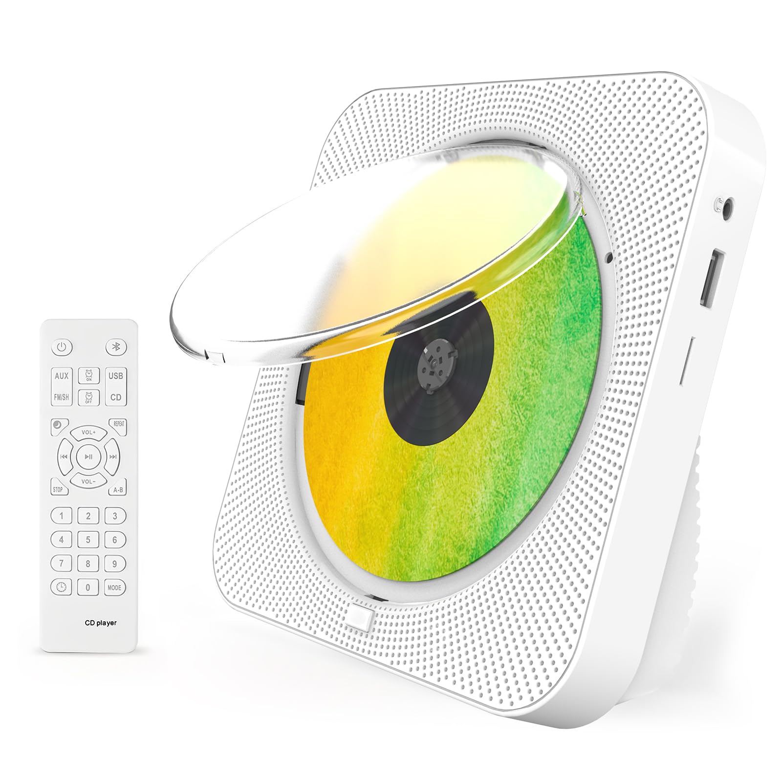 Leitor De Cd Portátil Howduoyu Com Bluetooth Para Casa