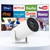 Projetor Inteligente Hippus Android Tv 11.0 9000lm 4k 5g Wifi