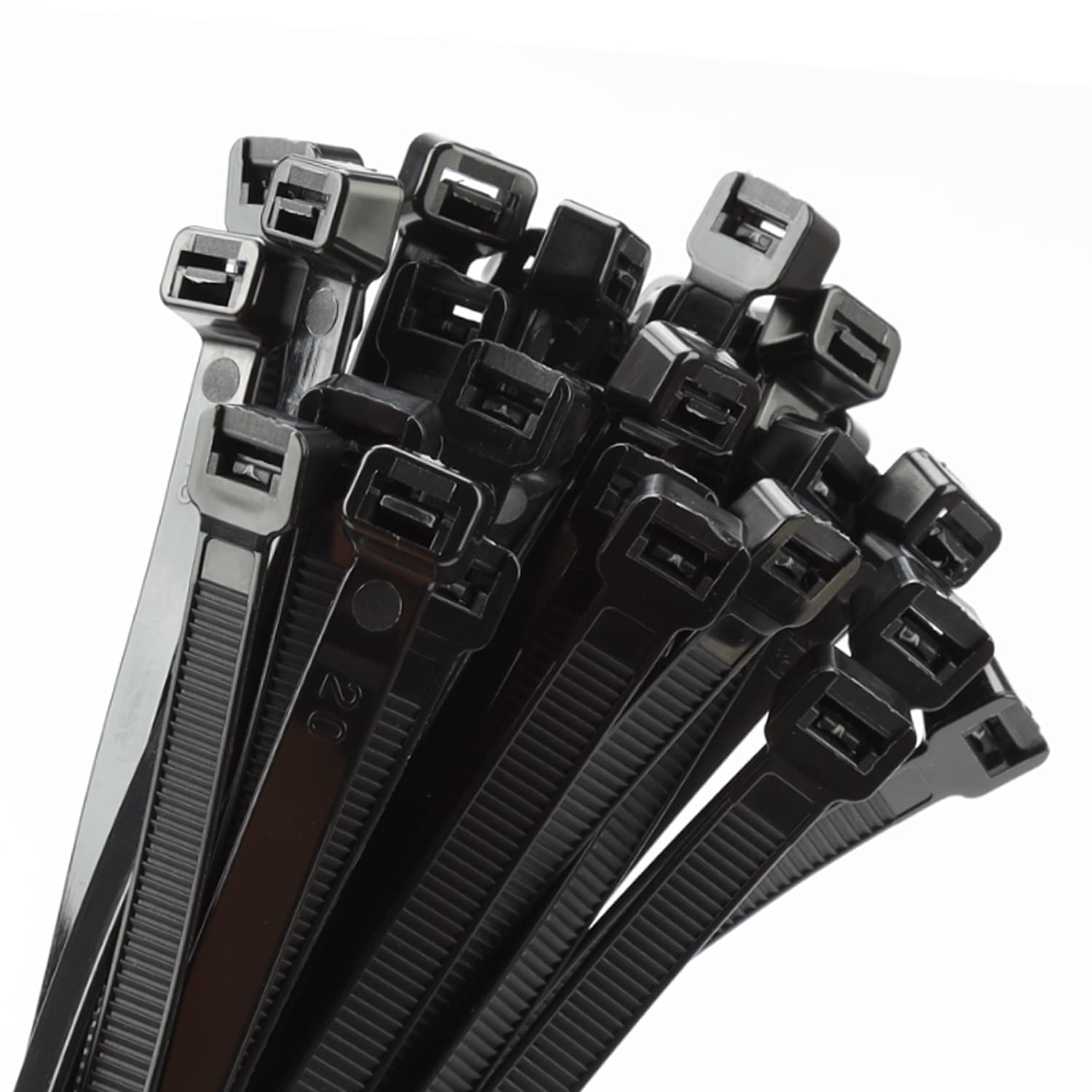 Zip Ties Armpow 18 Polegadas Black Heavy Duty, Pacote Com 100 Kg