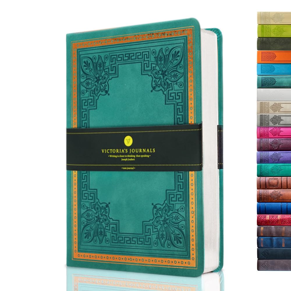 Jornal Victoria's Journals Vintage Leatherette A5 14,5 X 20,5 Cm