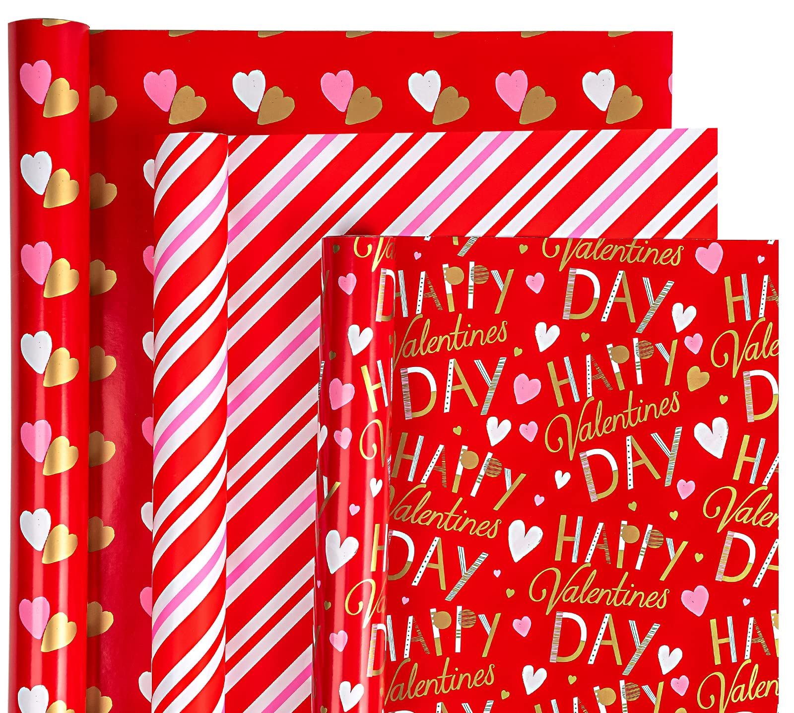 Rolo De Papel De Embrulho Wrapaholic Dia Dos Namorados 3 Rolos