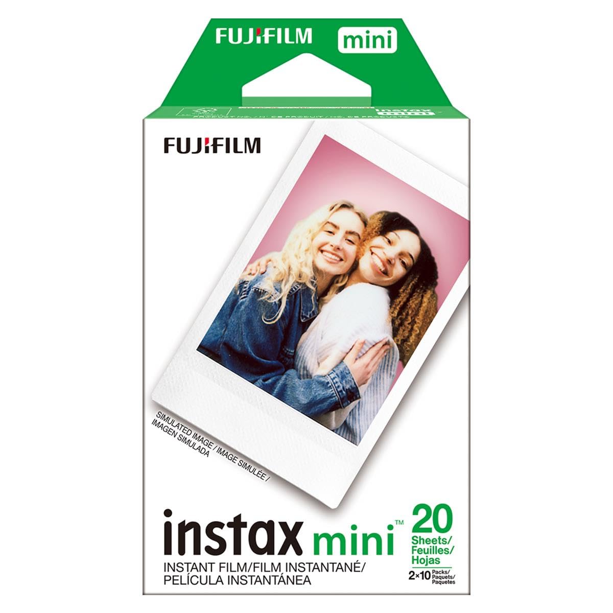 Filme Instantâneo Fujifilm Instax Mini 20 Folhas Para Mini 8 E 9