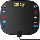 Antena De Tv Amplificada Hd Digital Com Mais De 450 Milhas De Alcance 4k 1080p