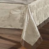 Toalha De Mesa Sancua De Plástico Transparente 100% Impermeável 140x200cm
