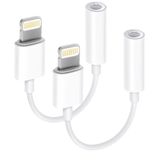 Adaptador De Fone De Ouvido Seulliya Lightning Para 3,5 Mm, Pacote Com 2