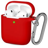 Capa Hamile Compatível Com Airpods 1/2 Silicone Vermelha