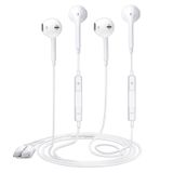 [pacote Com 2] Fones De Ouvido Tumeyet Apple Para Iphone Com Lightning Conne