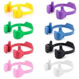 Suporte De Telefone Thumbs Up, Pacote Com 8 Unidades De Silicone Ajustável