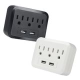 Divisor De Saída Com Protetor De Sobretensão Cyanbox 3 Ac Outlet + 2 Usb