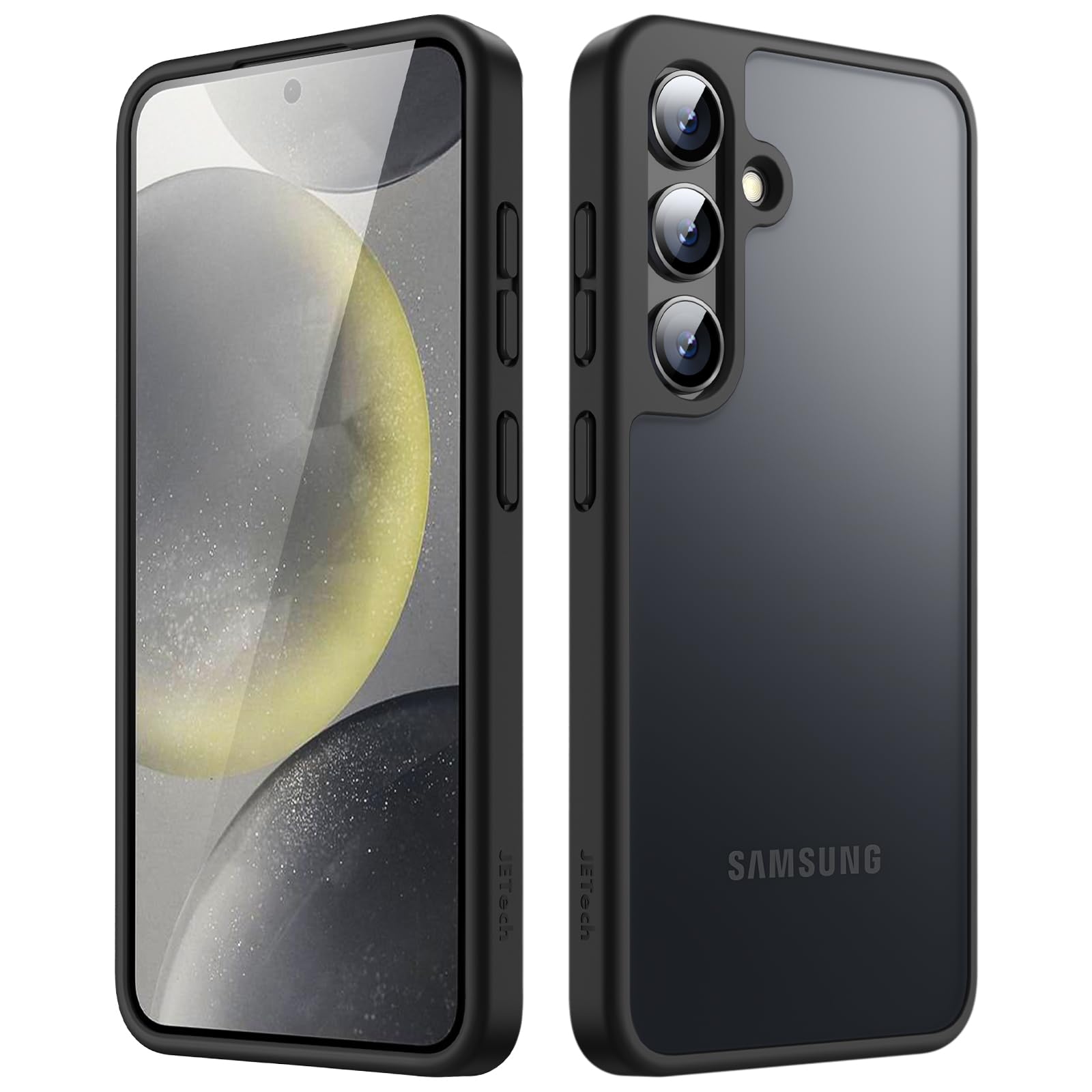 Capa De Telefone Jetech Matte Para Samsung Galaxy S24 5g Preta