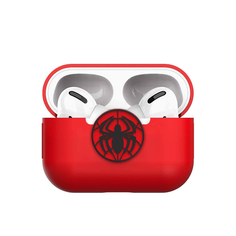 Capa Narym Superhero Para Airpods Pro 2º/1º Com Chaveiro Vermelho