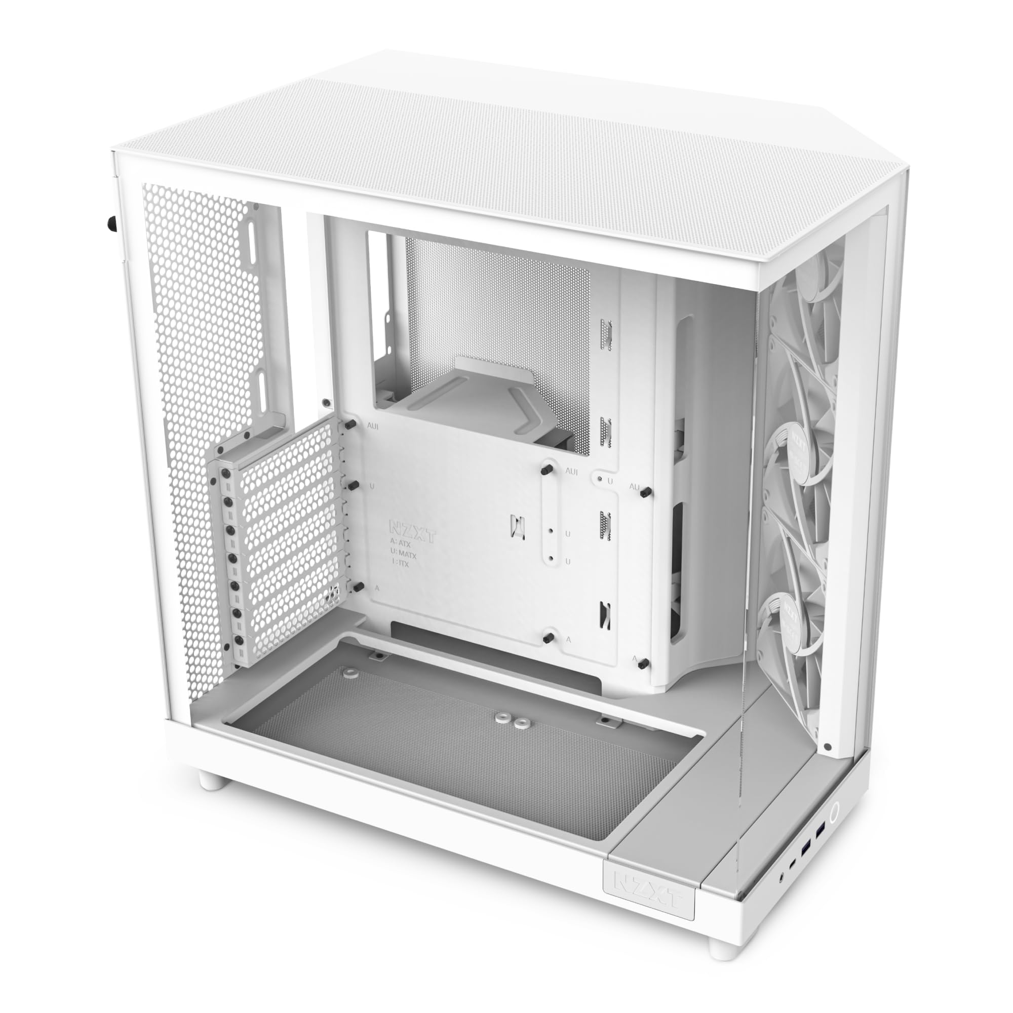 Case Nzxt H6 Flow Cc-h61fw-01 Compact Mid-tower Branca - Carrefour