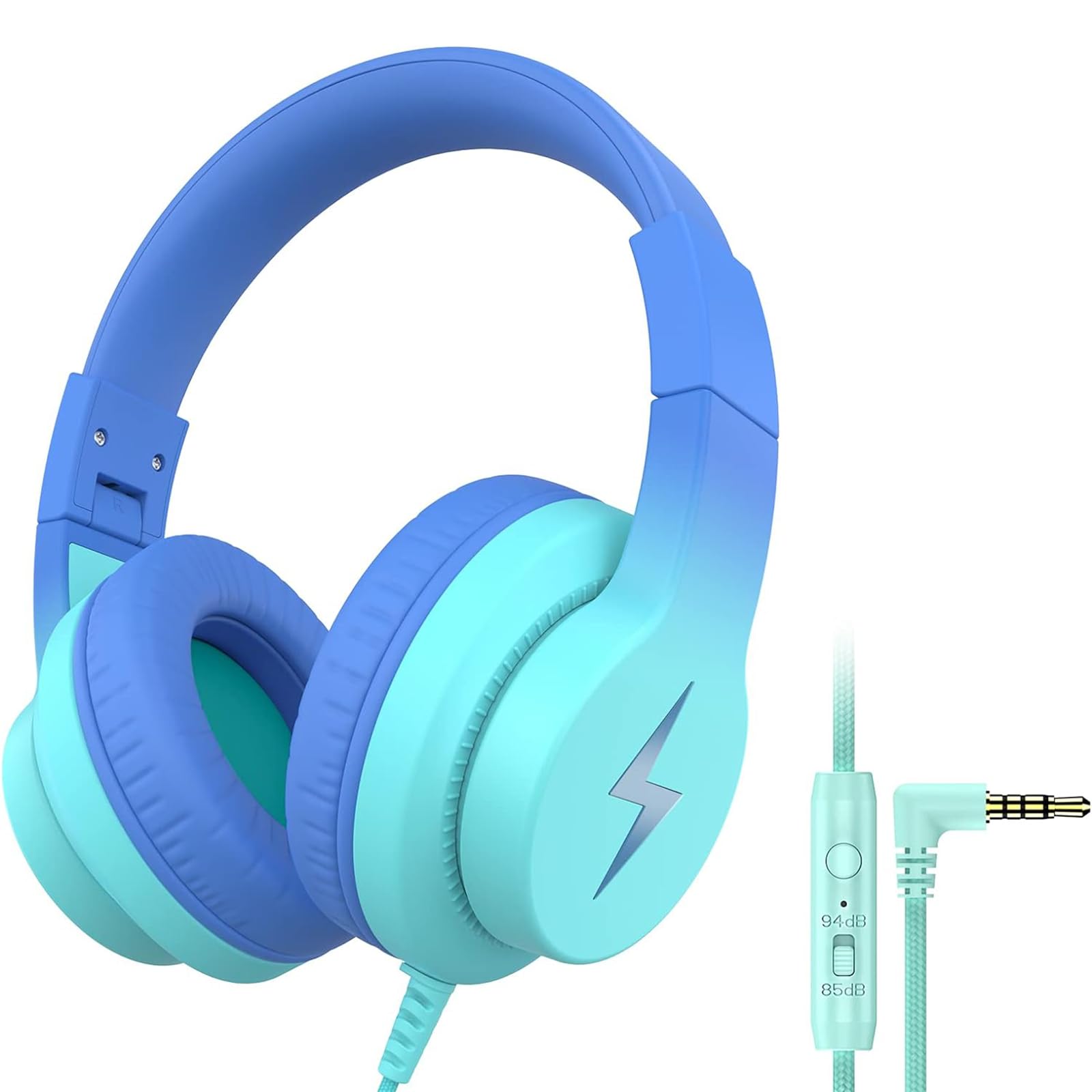 Fones De Ouvido Candy Bila Kids Over Ear Com Microfone 85/94db Roxo