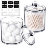 Conjunto De 2 Frascos De Boticário Qtip Dispenser Sheechung - 360 Ml