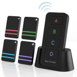 Pacote Key Finder Jegoteer De 4 Rf 80db 36m De Alcance