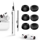 Pontas De Ouvido De Substituição De Espuma Viscoelástica Para Airpods Pro - Pretas