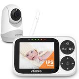Monitor De Vídeo Para Bebês Vtimes Com Câmera E Tela De Áudio De 3,2"
