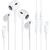 Fones De Ouvido Skycable Com Fio Com Conector Lightning Para Iphone