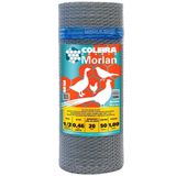 Tela Coleira Morlan Branca Para Viveiro 1/2x26x1,00m 50m