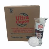 Tampa Para Copo De Isopor 120ml C/1000 Un S/ Furo Ultra