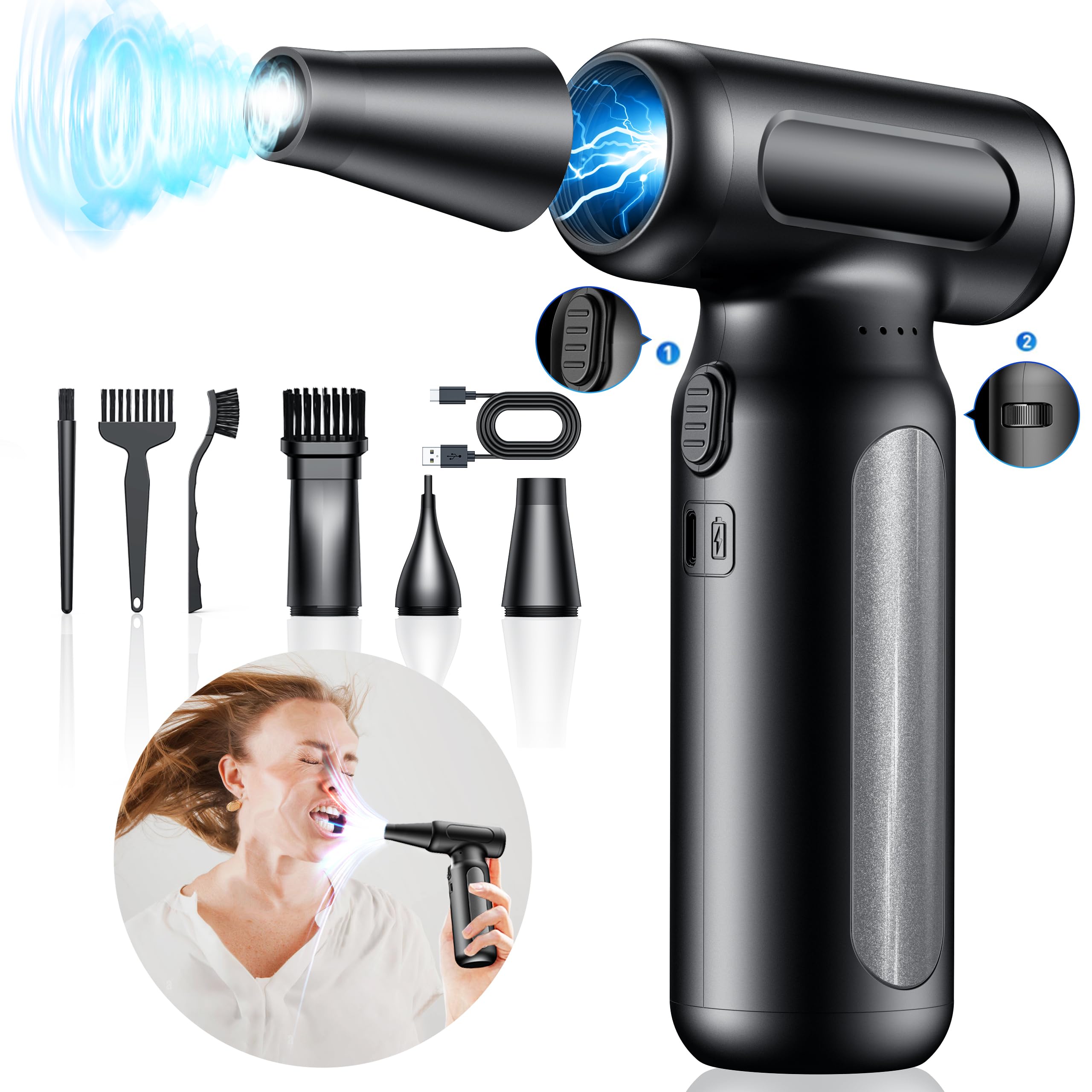 Espalhador Elétrico De Ar Comprimido Transwarrior 300000rpm