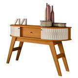 Aparador Buffet Para Sala De Estar Estoril - 7 Decor Cinamomo E Off White