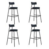 Banqueta Alta Stout Ae: 100 / Aa: 75cm C/04 Un. Bqst7510.4 Etnico Níquel Etnico Níquel